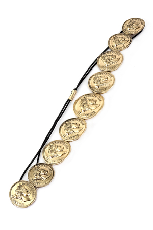 Elastic Coin Headband