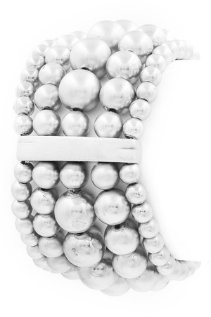 Metal Bead Stretch Bracelet