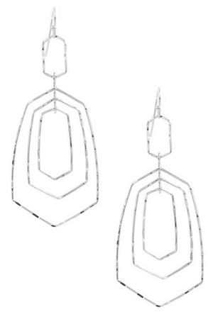 Geometric Shape Drop Earrings
