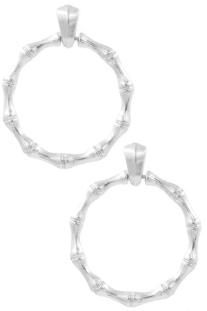 Metal Bamboo Earrings