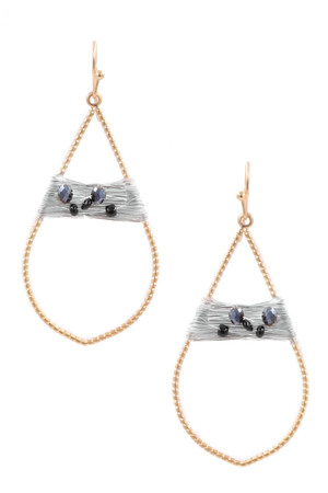 Metal Teardrop Earrings