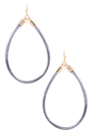 Glitter Tube Earrings