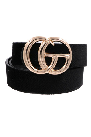 Felt Buckle Belt