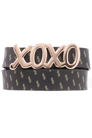 Dollar Sign Buckle Belt