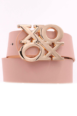 XOXO Leather Belt