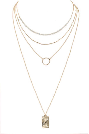 Ring Pendant Necklace