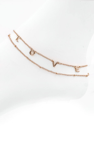 LOVE Anklet Set