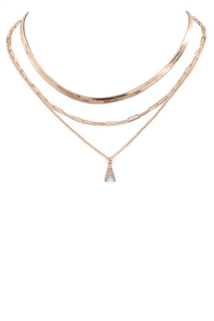 Metal A Necklace