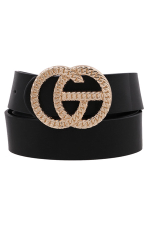 Chain Twist Buckle Belt