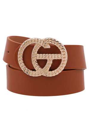 Chain Twist Buckle Belt