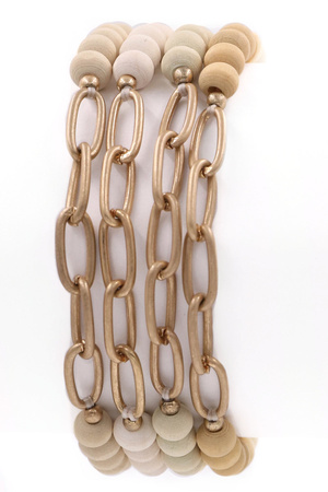 Wood Bracelet Set