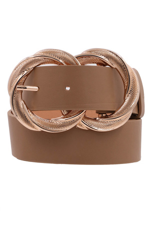 Plus Size Twist Buckle Belt