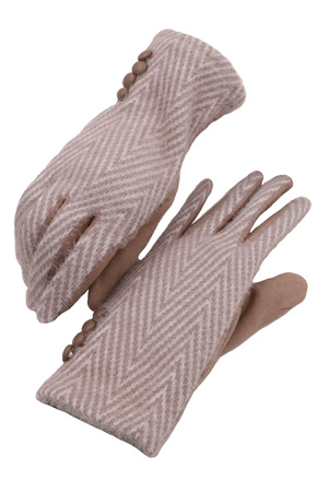 Herringbone Pattern Gloves