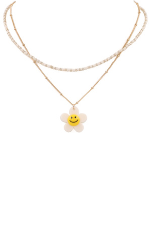 Sunflower Pendant Necklace