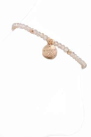 Shell Bead Stretch Anklet