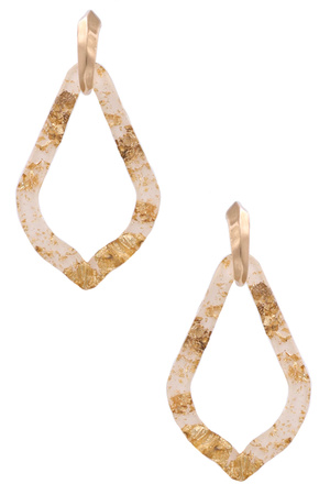 Morrocan Foil Drop Earrings
