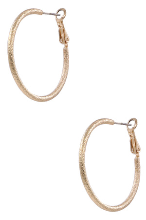 Textured Hoop Earrings