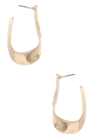 Metal Teardrop Earrings