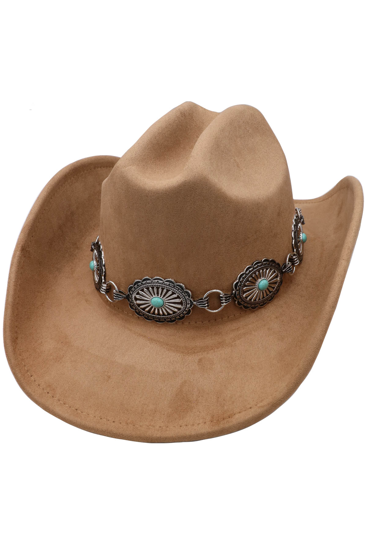 LIGHT BROWN-TURQUOISE