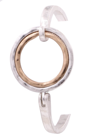 Ring Layered Bangle Bracelet