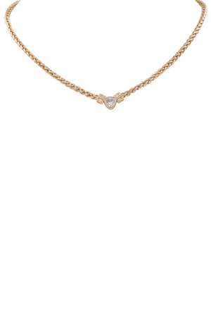 Brass Spiga Chain Necklace