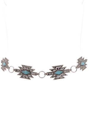 Engraved Western Vintage Chain Belt