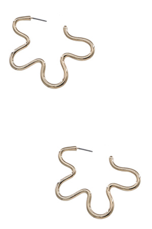 Metal Abstract Earrings