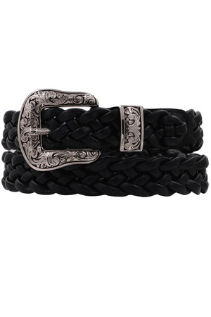 Vintage Swirl Western Buckle Belt