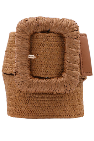 Straw Wrapped Rectangle Elastic Straw Belt