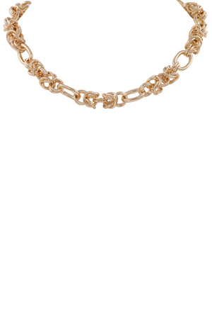 Metal Ring Chain Necklace