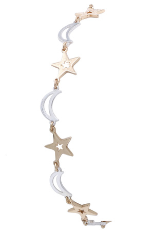 Metal Moon Star Bracelet