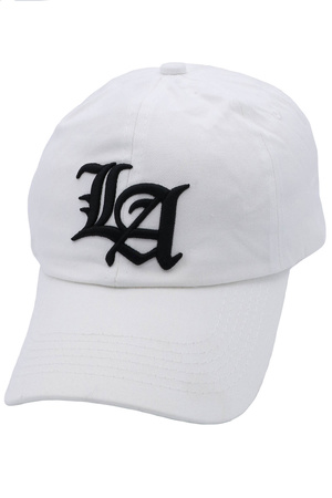 Gothic Font LA Embroidered CAP