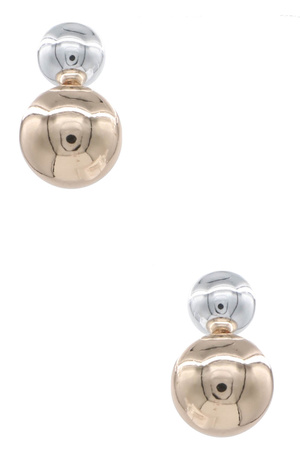 Metal Ball Drop Dangle Earrings