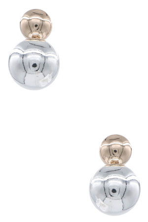 Metal Ball Drop Dangle Earrings