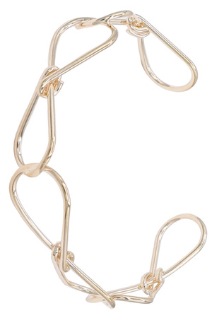 Brass Bow Tie Link Bracelet