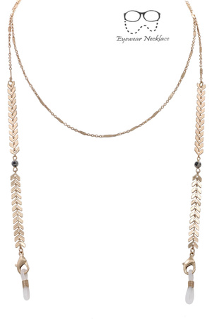 Metal Arrow Chain Linked Eyeglasses Chain