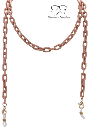 Coated Acrylic Chain Linked Eyeglasses Chain