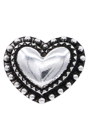 Western Heart Cuff Ring
