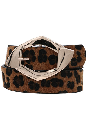 Fan Winged Grace Faux Leather Belt