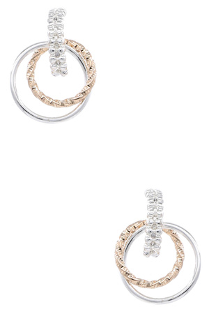 Modern Loop Statement Drop Earrings