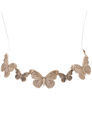 3D Butterfly Charm Metal Chain Belt