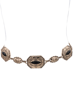 Deco Southwestern Concho CAB Chain Belt