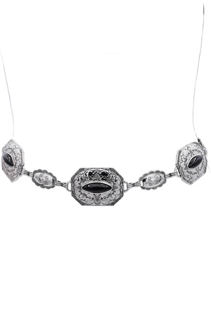 Deco Southwestern Concho CAB Chain Belt