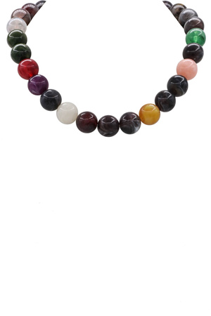 Classic Acrylic Ball Bead Necklace