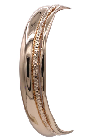 Textured Metal Stackable Bangle Set