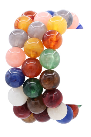 Acrylic Beaded Stackable Elastic Bracelet