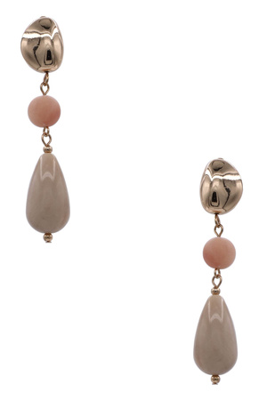 Marble Acrylic Beaded Drop Earrings