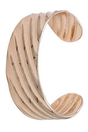 Modern Metal Statement Cuff Bracelet