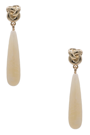 Long Acrylic Teardrop Dangle Earrings