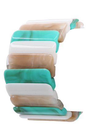 Chunky Acrylic Stretch Bracelet